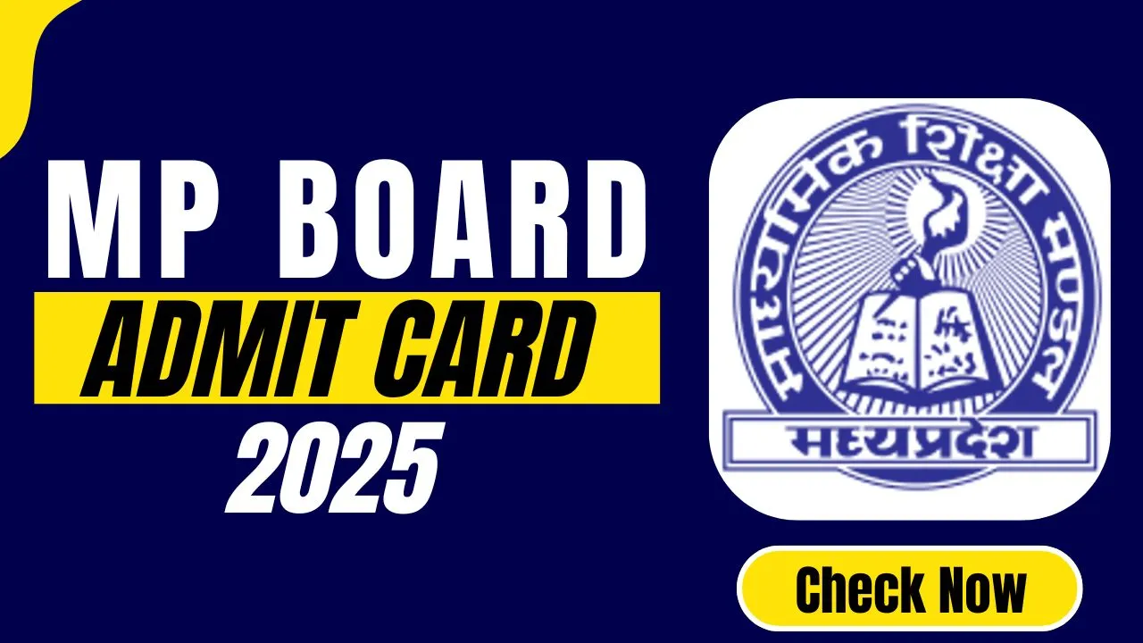 MP Board Admit Card 2025