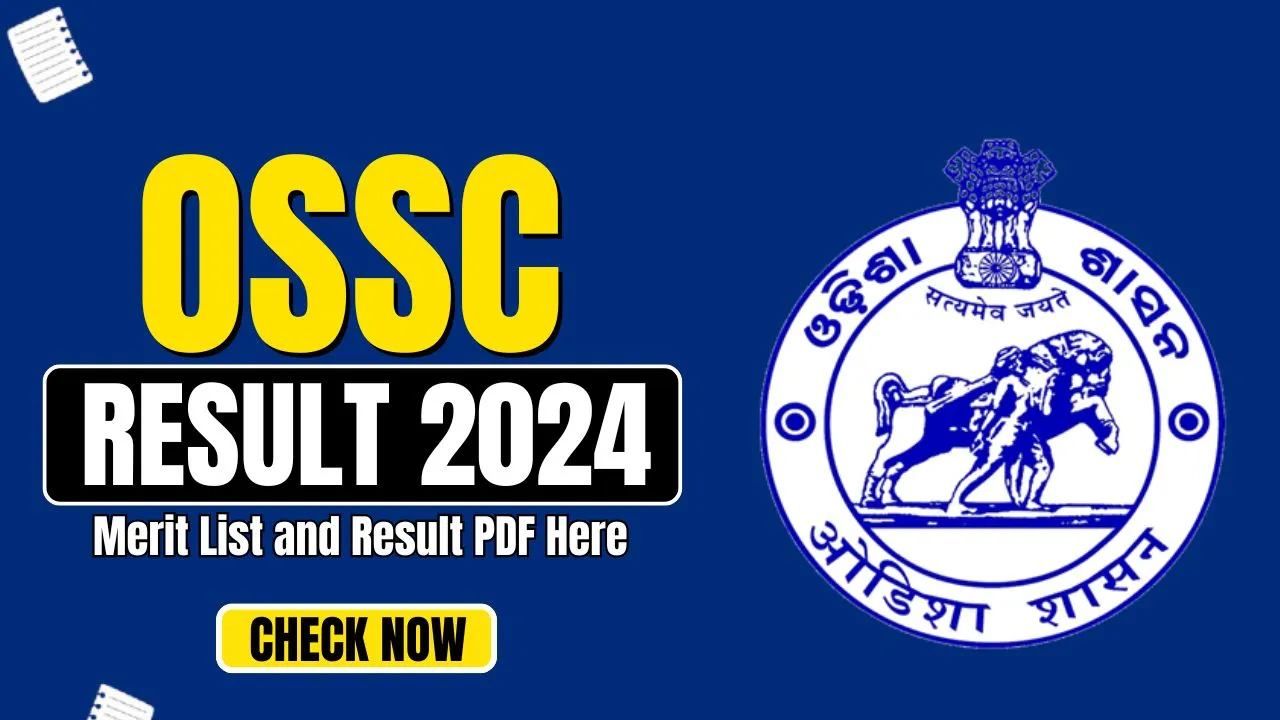 OSSSC Result 2024