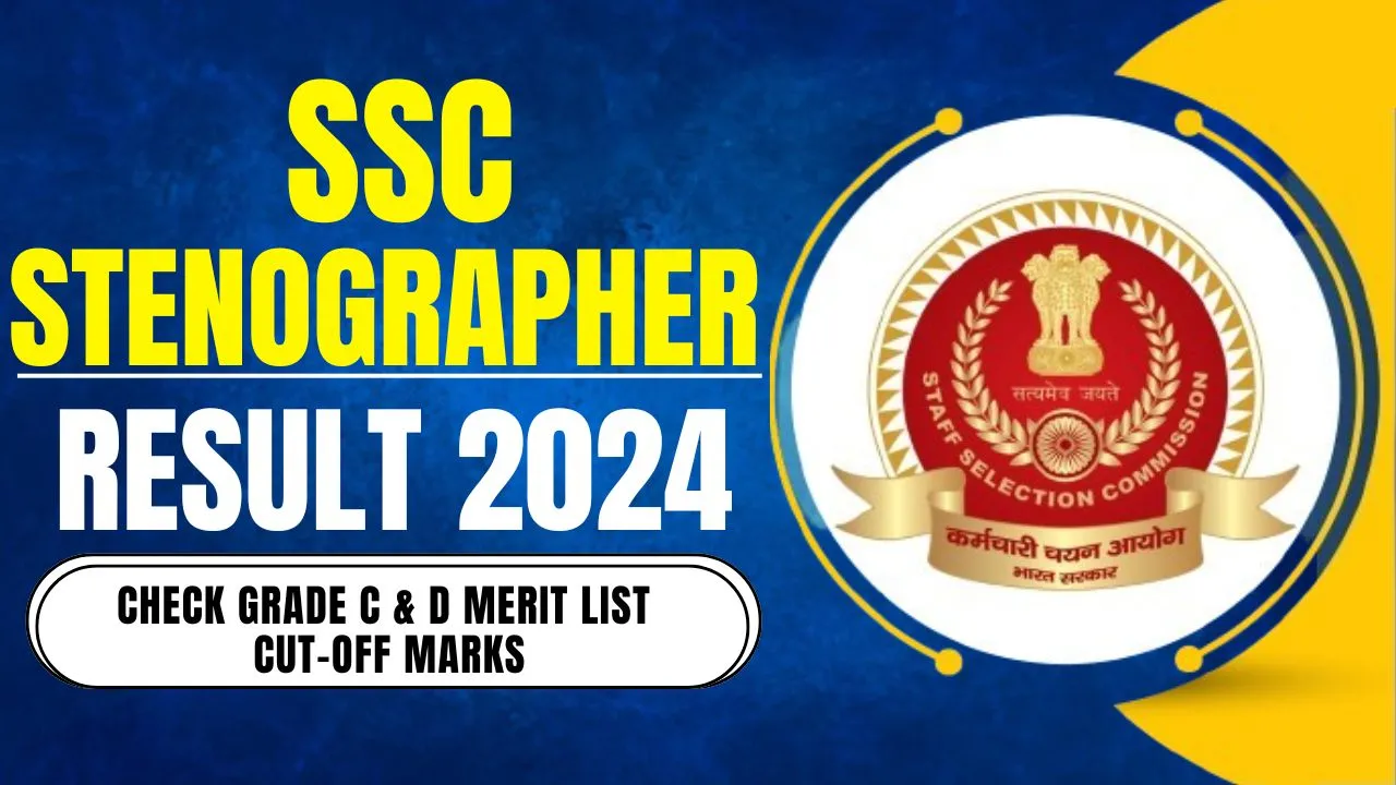 SSC Stenographer Result 2024