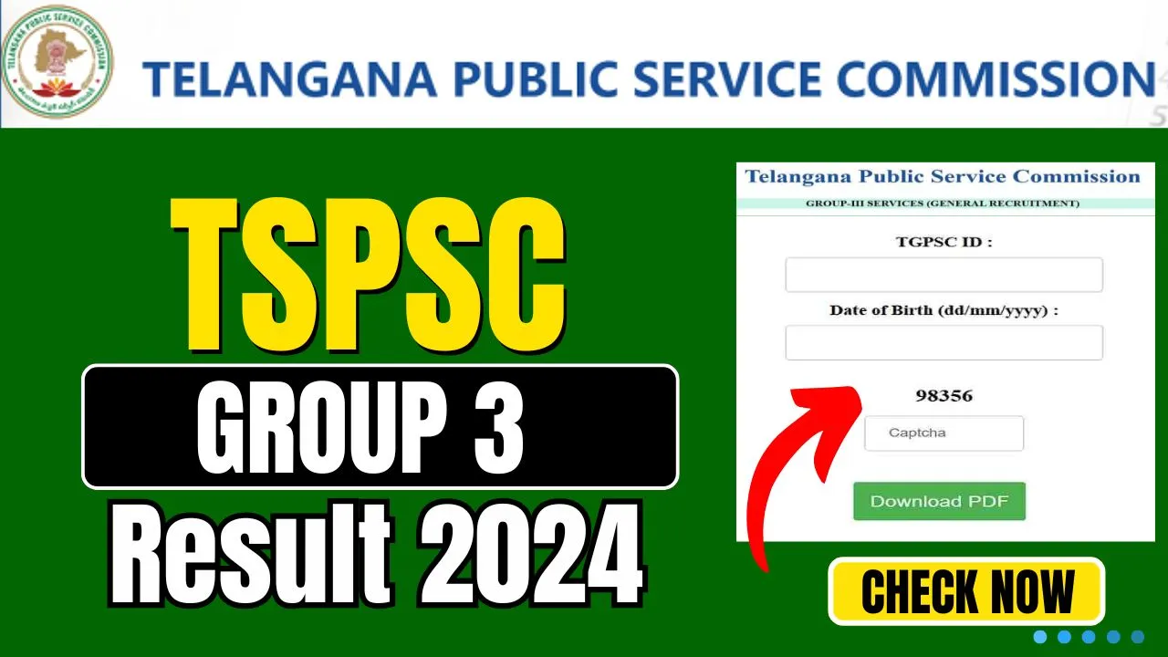 TSPSC Group 3 Result 2024