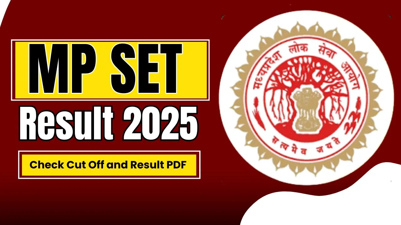 MP SET Result 2025