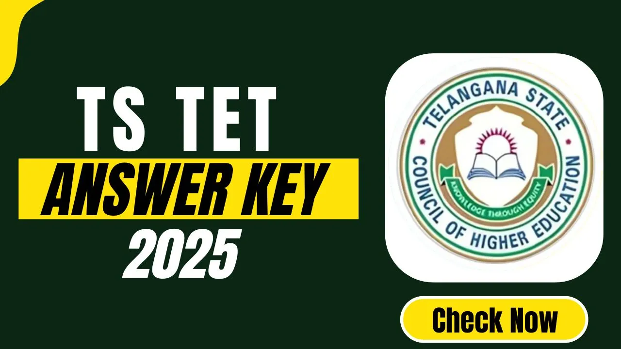 TS TET Answer Key 2025